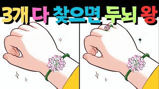 [틀린그림찾기/치매예방] 육아일기그림/ 행운의 네잎클로버 no.22