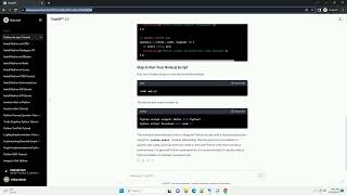 install python using npm
