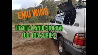 Emu Wing Window Installation replacement Toyota Land Cruiser 100 105 series gull wing 4wding Mates