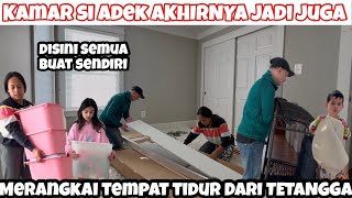 AKHIRNYA RENOVASI KAMAR ANAK SELESAI JUGA MAKE OVER YANG TERTUNDA BERABAD LAMANYA ANAK ANAK HAPPY