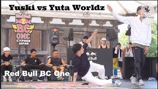 Bboy Yuski (All Area, Flooriorz) vs. Yuta Worldz (BDKMV ). Top 16. Red Bull BC One All Japan