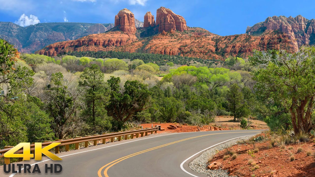 Red Rock Scenic Byway Sedona Arizona Scenic Drive 4k Youtube