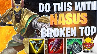 WILD RIFT | NASUS IS BROKEN IF YOU DO THIS! (Draft) | Challenger Nasus Gameplay | Guide & Build