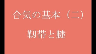 合気柔術チャンネル　初伝目録　靭帯と腱　岡本眞　　aiki　 makoto　 okamoto