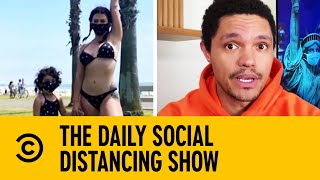 New Trikini Beachwear Incorporates Face Masks | The Daily Show With Trevor Noah