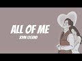 All of me - John Legend(lyrics)