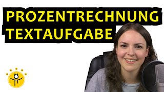 PROZENTRECHNUNG Textaufgabe einfach erklärt – Preiserhöhung berechnen, Grundwert