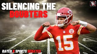 Patrick Mahomes' dominating performance against the Cardinals has left critics silent