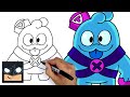 How To Draw Squeak | Brawl Stars