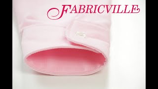 Madeleine et Fabricville - Comment coudre un poignet de chemise