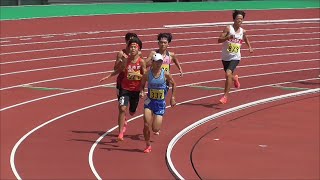 男子８００ｍ　予選２組　長崎県高校陸上競技大会　新人戦　トランス・コスモススタジアム長崎　２０２３０９１６