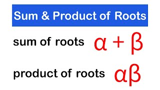 Sum and Product of Roots of a Quadratic Equation | SHS 1 ELECTIVE MATH