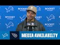 Detroit Lions players meet with the media | 2024 NFL Regular Season Week 8: Lions vs. Titans