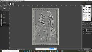 Processing a 3D Laser effect image in GIMP