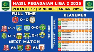 Hasil Liga 2 Indonesia 2025 - Persijap vs Adhyaksa - Klasemen Liga 2 2024 Terbaru Hari Ini - Liga 2