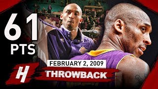 Kobe Bryant OLD MSG Record Highlights vs Knicks (2009.02.02) - 61 Points, MAMBA SHOW!