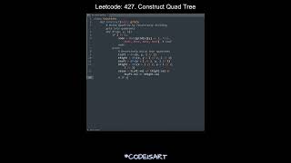 Leetcode 427. Construct Quad Tree in Python | Python Leetcode | Python Coding Tutorial | Python ASMR