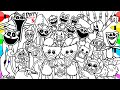 Poppy Playtime Chapter 3 Coloring Pages / How To Color All New Bosses and Monsters / NCS Music