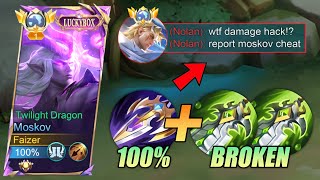 GLOBAL MOSKOV WTF FULL DAMAGE BUILD!! (200% DAMAGE HACK)💀 | MOSKOV BEST BUILD 2025!