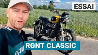 Essai RGNT Classic : une moto électrique au look vintage