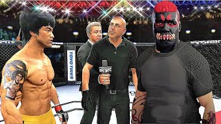 UFC 4 Bruce lee vs. Demon Hell  - Who Wins in This Epic EA Sports UFC 4 Showdown?