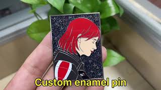 China Supplier Custom Metal Movie Character Hard Enamel Pins