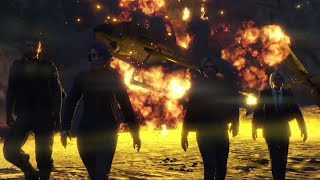 【GTA ONLINE四人実況】フィナーレ後半戦。戦友のヘリの上達