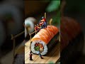 ever seen tiny people build sushi 🤯🍣 4kviral food shorts