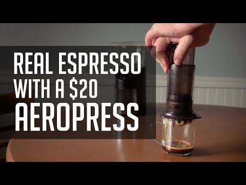 How to Make REAL Espresso With a $20 Aeropress! - Tutorial How to Make REAL Espresso With a $20 Aeropress! - Tutorial