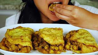 ASMR TRINIDADIAN DOUBLES MUKBANG