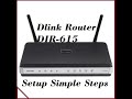 dlink dir-615 router setup #dlink 615 router configuration #dlink setup