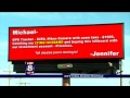 Billboard to cheating husband really advertisement stunt