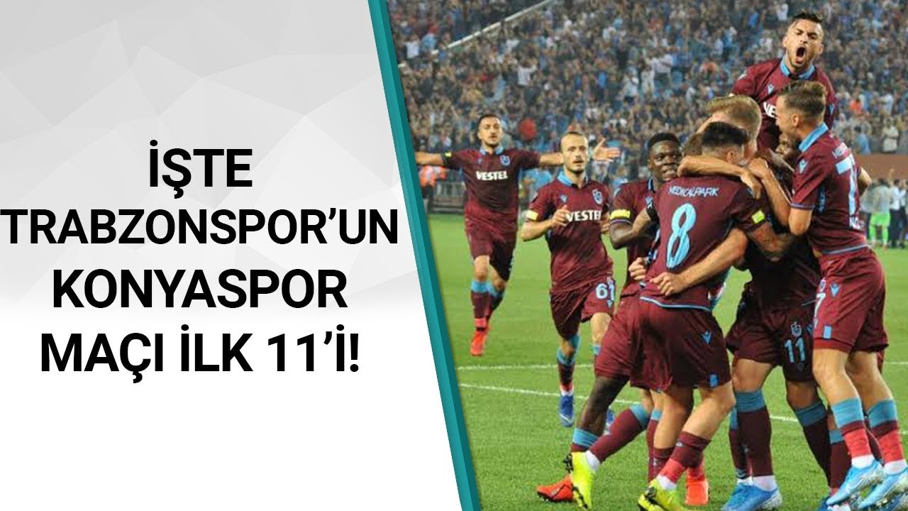 Trabzonspor'un, Konyaspor Maçındaki İlk 11'i Belli Oldu / A Spor - YouTube