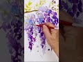 how to paint wisteria wet in wet watercolor timelapse preview of realtime tutorial nowpaintthis