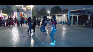 Baile con banda de viento (fiesta patronal Siete Palmas Ixcatepec, Ver.)