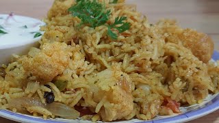 cauliflower pulao|how to make Gobi pulao|easy lunch box recipe| easy recipes|cauliflower recipes