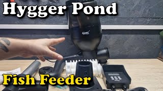 hygger Automatic Pond Fish Feeder | Koi Vacation Feeder