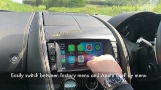 Unique Auto Developments Wireless Apple CarPlay Demo Video for Jaguar F-Type