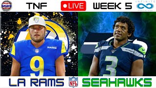 Los Angeles Rams vs Seattle Seahawks: TNF Week 5: Live NFL Game