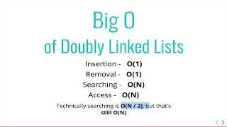 118  Comparing Singly and Doubly Linked Lists