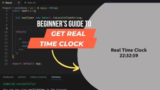 React JS Tutorial: Build on Real Time Clock