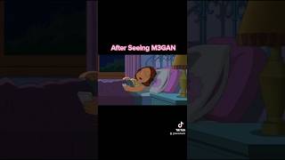 Before And After Seeing M3GAN! 😅 #m3gan #movie #megan