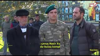 Xaçmazda şəhid kəşfiyyatçı Nazir Xurşudovun xatirəsi əbədiləşdirilib