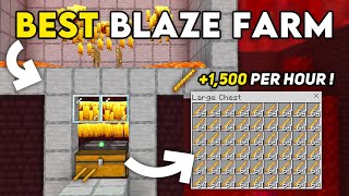 BEST BLAZE XP FARM in 1.21 Minecraft Bedrock !