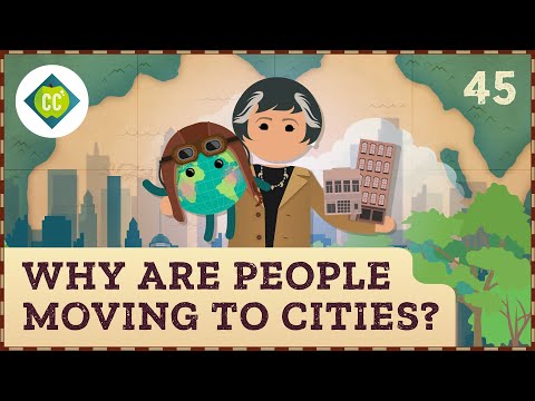 What factors influenced the growth of cities?