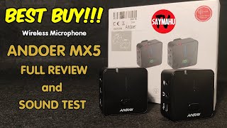 ANDOER MX5 UNBOXING AND REVIEW - HOW TO SETUP AND SOUND TEST