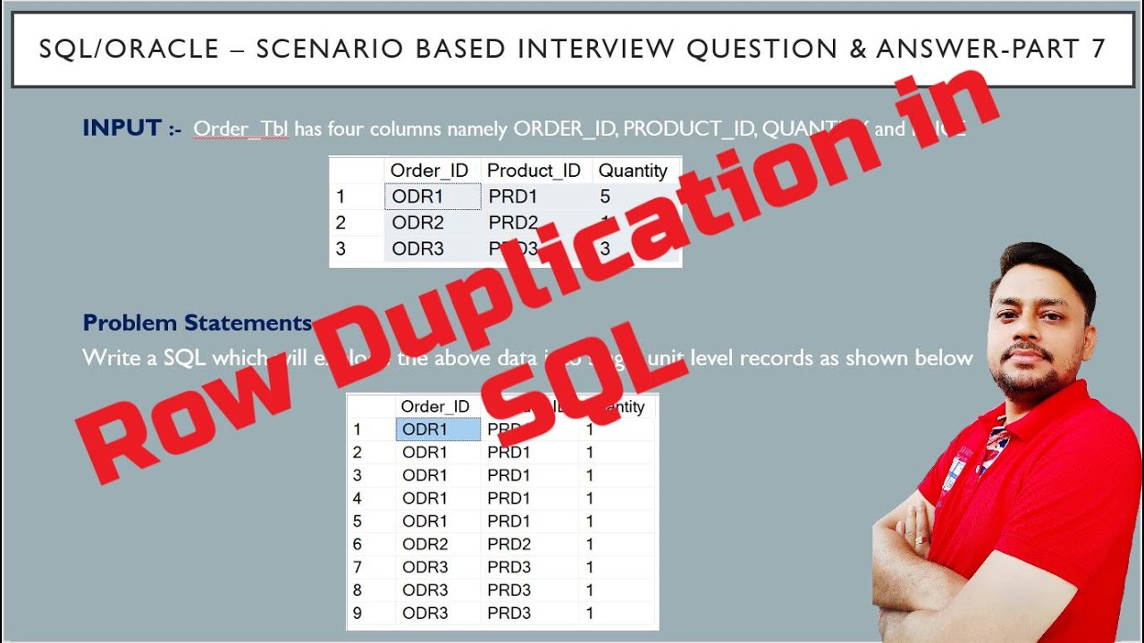 SQL Interview Questions And Answers Part 7 | SQL Scenario Based ...