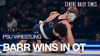 PSU wrestler Barr beats Michigan's Cardenas in OT