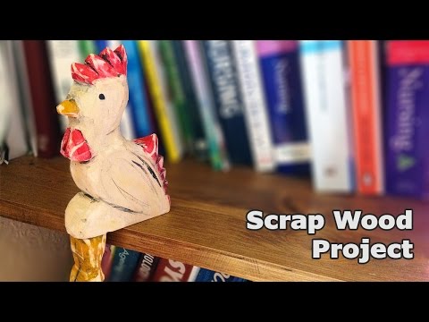 Scrap Wood Chicken Ornament Scrap Wood Chicken Ornament