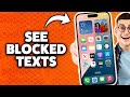 How To See Blocked Messages On iPhone 2026 (Step-By-Step Tutorial)